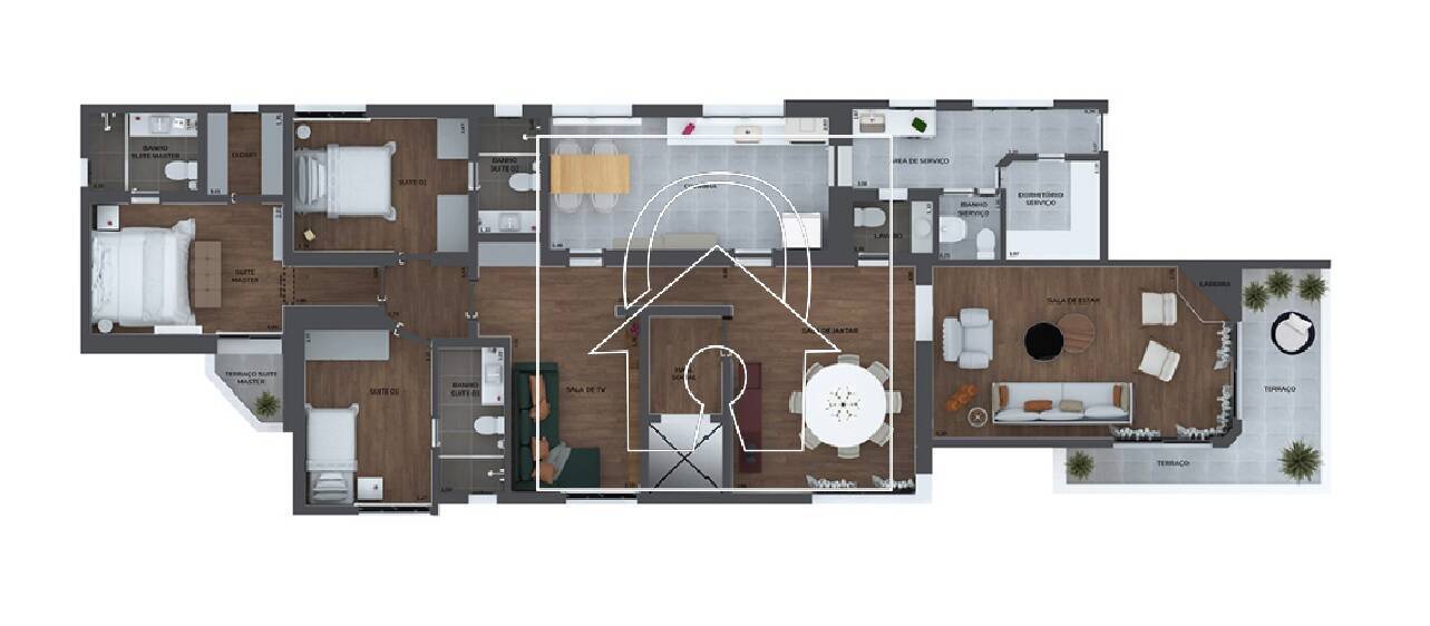 Apartamento à venda com 3 quartos, 175m² - Foto 16